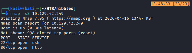 nmap scan